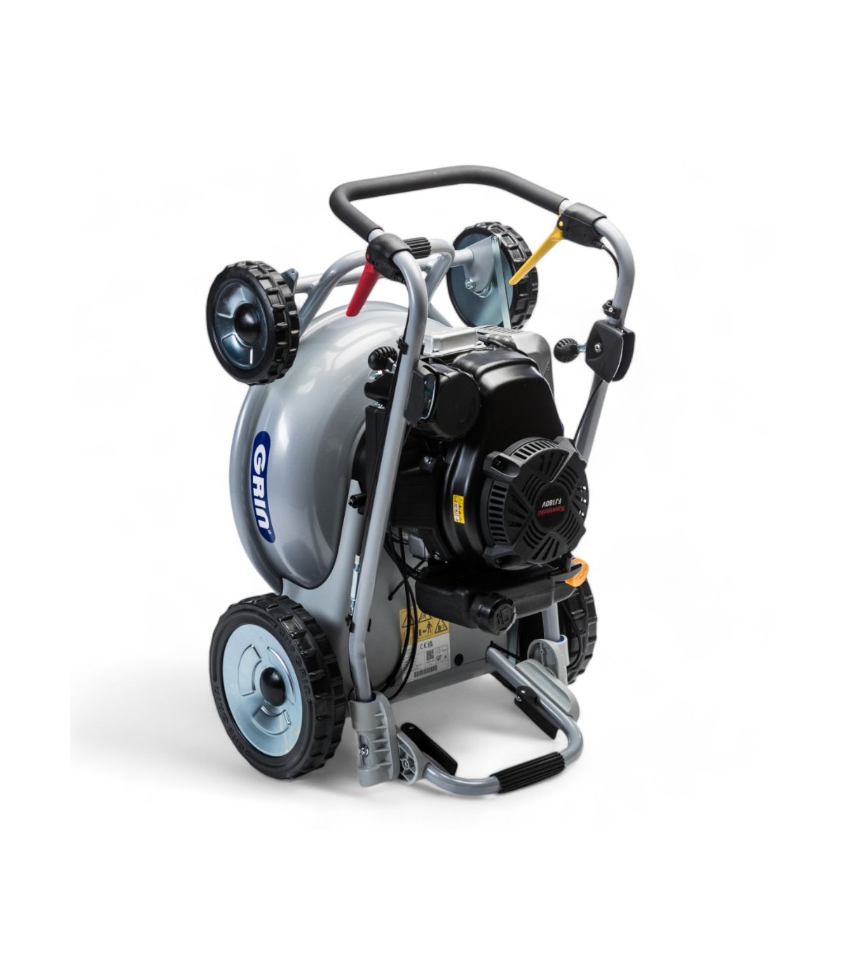 Professioneller Mulchmäher, 46 cm, selbstfahrend, Kawasaki 179 cm³ Motor – GRIN PM46A-KW