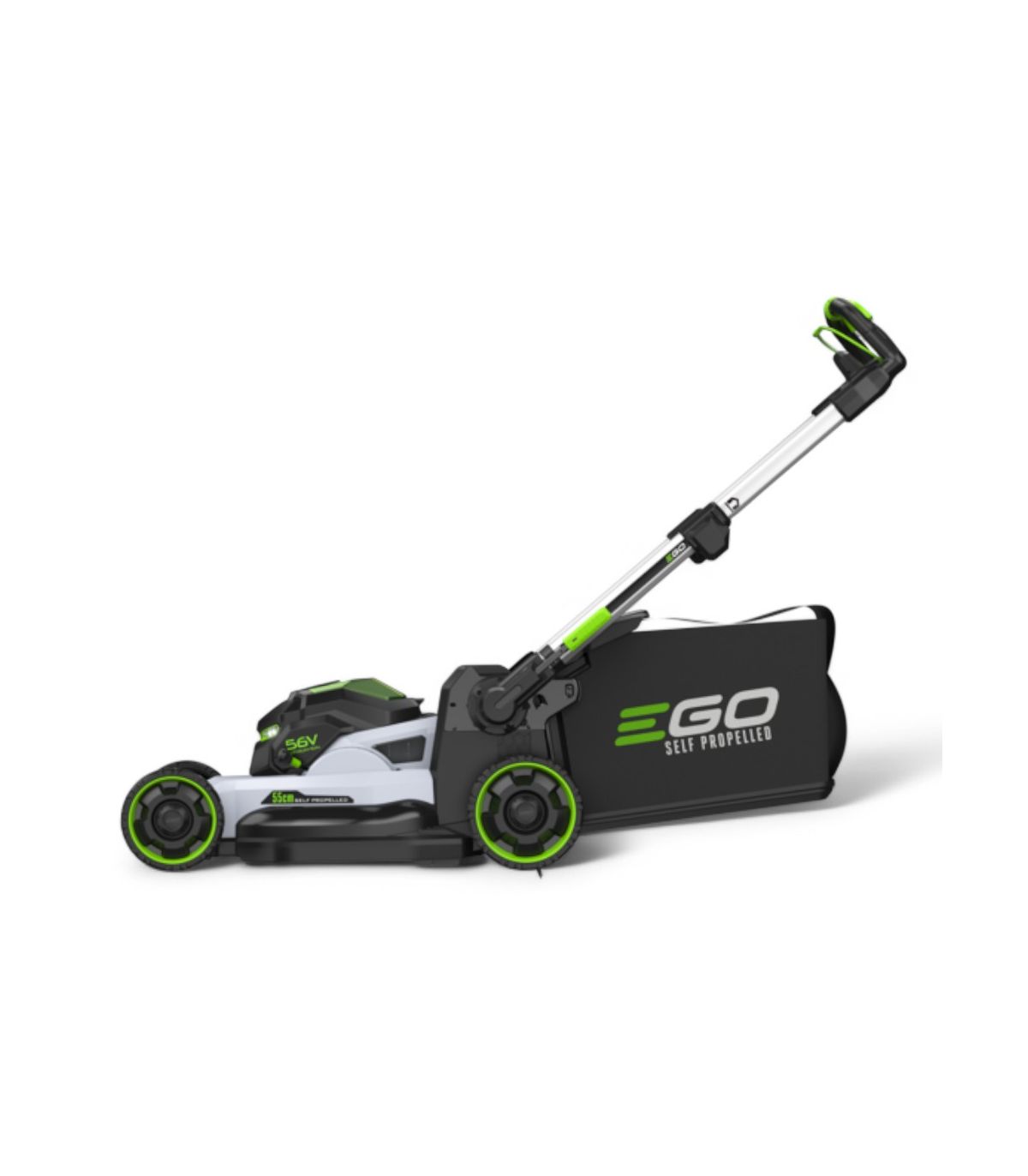 EGO 55 cm Rasenmäher LM2230E-SP mit Eigenantrieb, 10-Ah-Akku und Schnellladegerät - LM2236E-SP